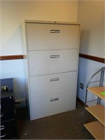 Upright file cabinet