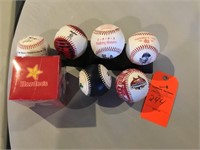 Mark McGwire and miscellaneous autographed balls