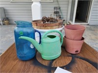 Pitcher and Flower Pot