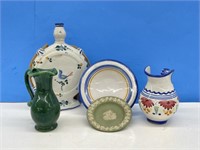 Pitchers, Ceramic Decanter etc.