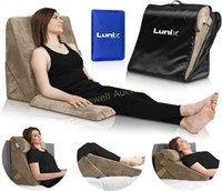 Lunix 3pcs Orthopedic Bed Wedge Pillow Set