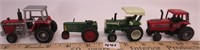 4 tractors, MF 2800 dome, Oliver 88 & 1655, IH5088