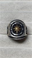 Men's Handmade Silver 925 Compass Ring Size Approx