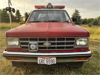 1988 CHEVY S10 2.8L RETIRED FIRE TRUCK 112,853K