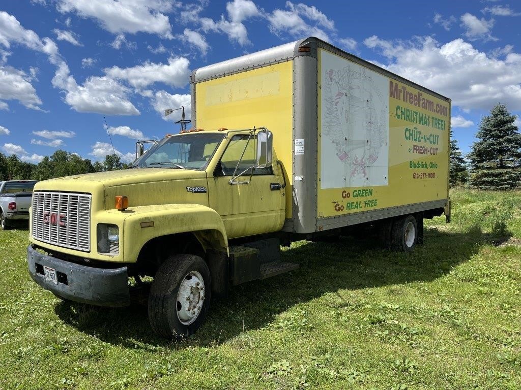 1992 GMC TOPKICK BOX TRUCK with LIFT