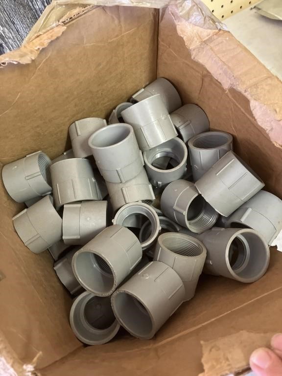 Box of PVC female adapters