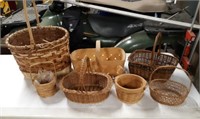 Assorted Decorative Wicker  Baskets