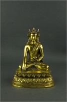 Early 20th C. Tibetan Medicine Buddha Sangye Menla