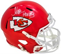 Marcus Allen Autographed  Chiefs Red Speed Helmet