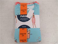 4-Pc Pekkle Toddler's XXS (2/3T) Sleepwear Set,