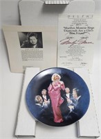 Marilyn "Diamonds Are A Girl's Best Friend Plate