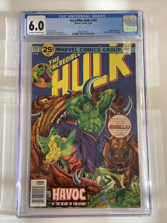 The Incredible Hulk #202 CGC 6.0 August 1976!