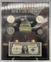 Framed 5pc US Dollar Story
