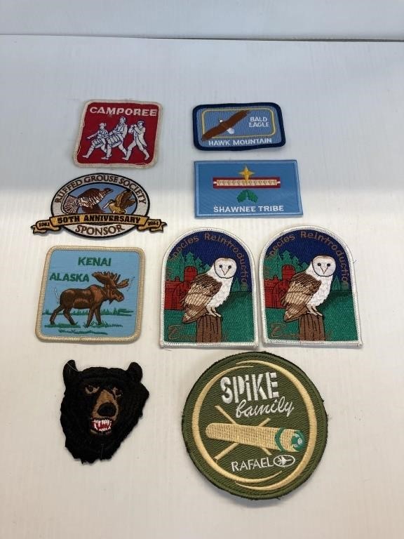 Wildlife/Boyscout Patches