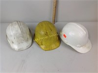 (3) hard hats