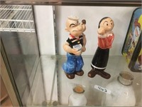POPEYE/OLIVE OIL Salt and Pepper Shakers