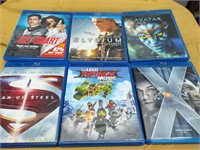 6- Assorted Blu-Rays Group R