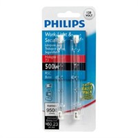 SM4162  Philips LED Halogen Work Bulb 500W 2-Pac