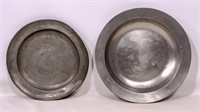 Pewter chargers - 13" & 15"