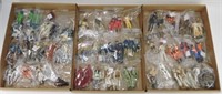 Star Wars large lot of 76 action figures and cases