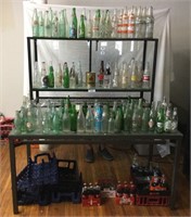 Huge Lot of Vintage Soda Bottles & More