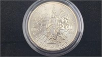 1989 BU Congressional Silver Dollar w/ Small B