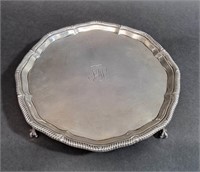 ENGLISH STERLING SILVER SALVER