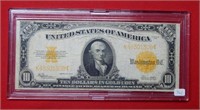 1922 $10 Gold Certificate Large Size
