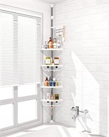 ADOVEL 4 Layer Corner Shower Caddy, Adjustable Sho