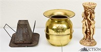 Eagle Spittoon, Stove Top Toaster, Resin Vase