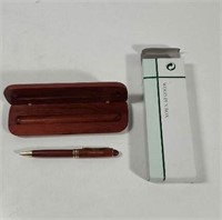 Hoosier Energy wood pen in box