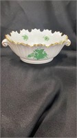 Herend Chinese Bouquet Green,Small Serving Dish,