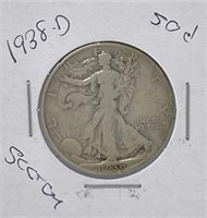 Key Date 1938-D Walking Liberty Fifty Cent