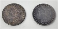 1883 and 1896 Morgan Dollars