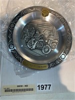 Harley-Davidson 1960's Pewter Plate