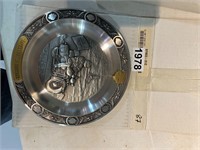 Harley-Davidson 1960's Pewter Plate