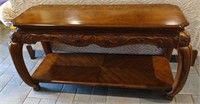 Asian Style Sofa/Entry Table 55l x 20w x 28"h