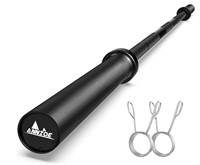 7Ft 35Lbs Olympic Barbell (700Lbs. max), Black