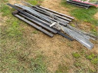 STEEL + ALUM RODS, APPROX 12'