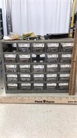 Storage unit, misc nuts bolts & washers