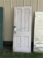 Off white vintage door