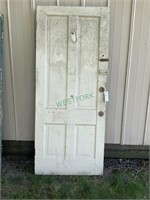 White vintage door