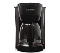 BLACK & DECKER 5-Cup Coffeemaker, Black, DCM600B