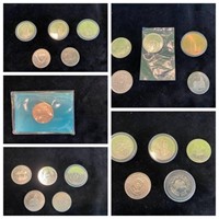 Assorted lot of x21 Canada Trade Tokens