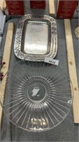 Serving platter and bowl