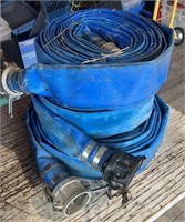 Quantity of Flat Hose with Banjo Fittings. #OS.