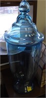 Large Light Blue Apothcary Jar