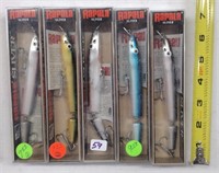 5 Rapala Fishing Lures SL-13-new in pkgs.