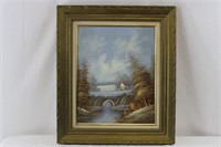 Country/Riverside Oil Painting