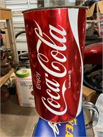 Coca-Cola trash can